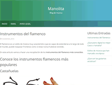 Tablet Screenshot of manolita.biz